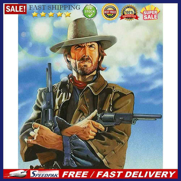 Oil Painting By Numbers Acrylic Handmade Cowboy Digital Picture Art Home De