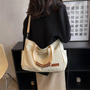 #A Canvas Crossbody Bags Solid Women Messenger Bags Top-handle Bags for Ladies G