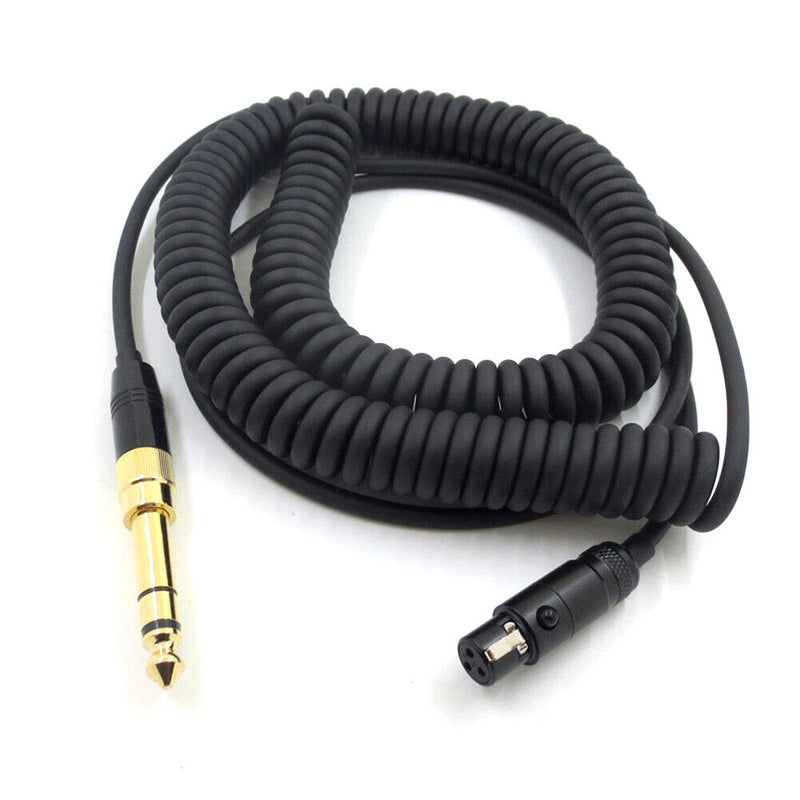 3.5mm Male to Mini Spring Headset Cable for AKG K240 K271 K141 K702 K712 Newly