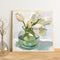 Flower in Glass Vase Oil Paint By Number Kit DIY Home Decoration Gift Wall