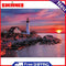 Oil Paint by Numbers Kit Seaside Lighthouse DIY Picture Drawing Artwork Craft