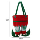 Christmas Elf Candy Bags Velvet Santa Claus Bags Festival Party Decor (A) Newly