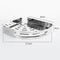 2 X Stainless Steel Bathroom Shelf Shampoo Storage Racks Kitchen Holder