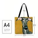Printed Shoulder Shopping Bag Casual Large Tote Handbag (40*40cm)