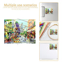 Street Magnets Refrigerators Stickers Magnetic Cross Stitch Needles Minder