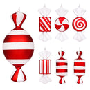 15cm Candy Pendant PVC Artificial Lollipops Christmas Tree Hanging Ornament (E)