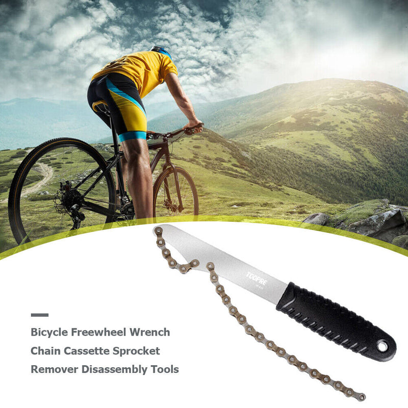 Bicycle Freewheel Wrench Chain Cassette Sprocket Remover Disassembly Tools Newly