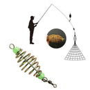 5 Pc 8cm Wire Method Carp Fishing Feeder Swim Feeders B6G3 Lead B1C8 S Z2J2