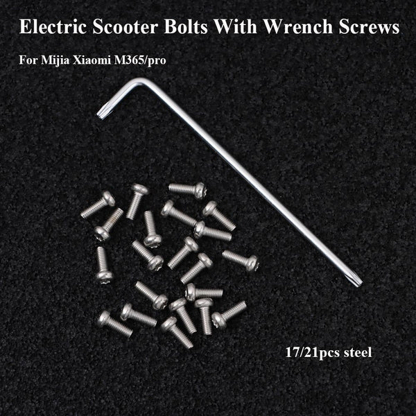 Electric Scooter Bolts With Wrench Screws Battery Cover Screws Lock Fixed Bolt
