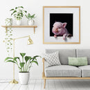 Pig and Mouse Oil Paint By Numbers DIY Handpainted on Canvas Home Decorations