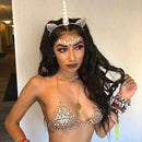 Glitter Body Temporary Tattoo Stickers Eye Gems Festival Party Face Makeup Ge