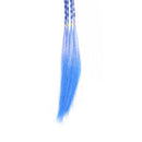 Girls Kids Elastic Wig Rubber Band Rope Ponytail Braider Hair Tie (Blue) Newly