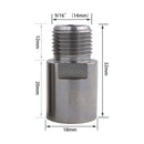 #A Mountain Bike Pedal Extension Bolts Spacers Axle Crank Pedal for MTB Bicycle