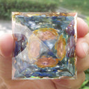 Energy Orgone Generator Pyramid Healing Reiki Chakra Meditation Home Decor Gift