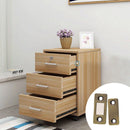 2pcs Magnetic Cabinet Catches Closet Cupboard Door Stops (Green Ancient)