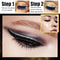 Glitter Eyeliner Stickers Longlasting Self-Adhesive Eyelid Strips for Women