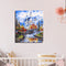 Hand Painted DIY Painting By Numbers Kits Castle Canvas Mural Home Wall Arts