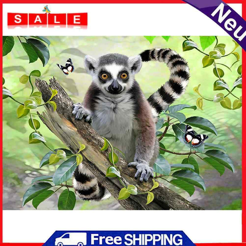 Full Drill Rhinestone Picture Craft DIY Animal 5D Mosaic Diamond Painting Poster