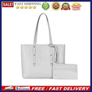 2pcs/set Women Leather Handbag Clutch Solid Totes Fashion Casual Shoulder Bag