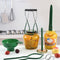 Canning Kit, Canning Jar Lifter with Grip, Anti-Scald Clip, 6pcs (Green)
