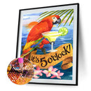 5D DIY Diamond Painting Animal Full Round Drill Mosaic Picture Drawing 30x40c