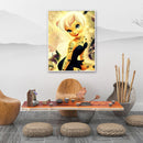 DIY Cartoon Girl Cross Stitch Diamond Painting Embroidery Home Decor Needlework