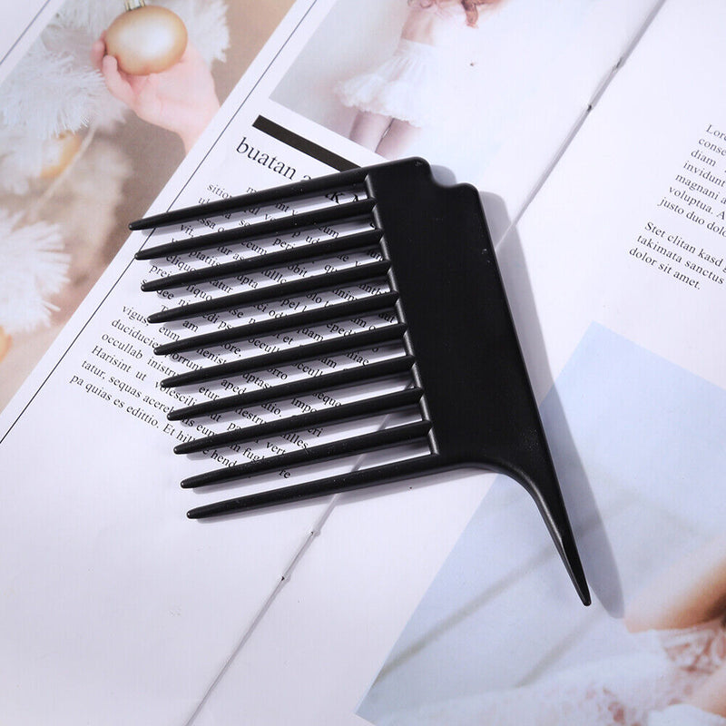 Plastic Wide Teeth Blow Wet Drying Hair Brush Barber Hair Dyeing Cutting Br
