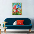 5D Diamond Painting Gnome Full Round Drill Rhinestone DIY Crafts Mosaic Pic