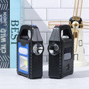 Outdoor Hiking Hand Lamp COB LED Work Lamp Emergency Spotlight Solar Lantern
