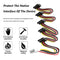 1 to 5 SATA Power Cable Adapter Splitter Cable Hard Drive Power Supply Cord