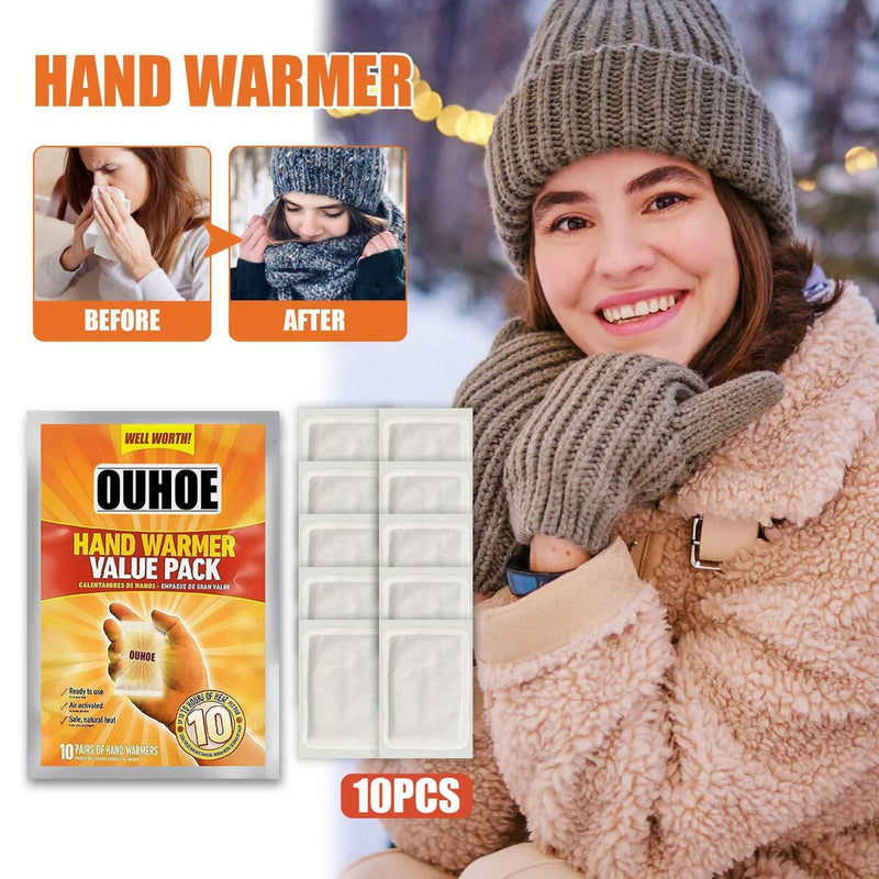 10Pcs Disposable Foot Hand Body Winter Warmer Self Heating Wholesale#