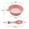 Dinnerware Plastic Bowl Spoon Set Panda Design Wheat Straw Baby Feeding Bowl