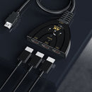 HW-4K301X 3 Port Mini HDMI-compatible Splitter 3 in 1 out 4K Adapter Switch