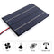 Waterproof Solar Panel 8W Polycrystalline Board 200x130mm for 12V-18V Batte