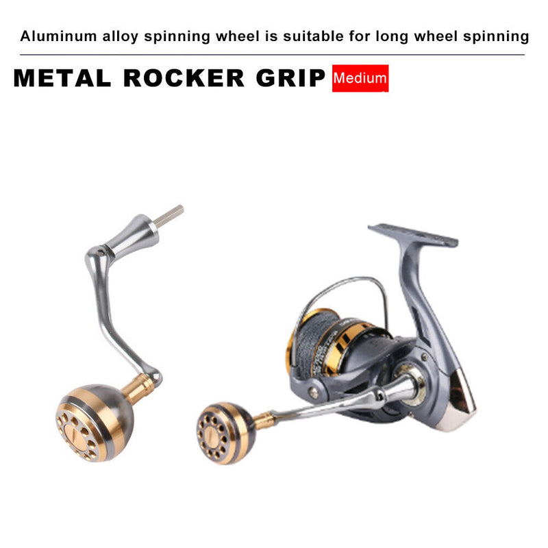 Fishing Reel Accessories Metal Carbon Brazing Rocker Grip Spinning Wheel Ha