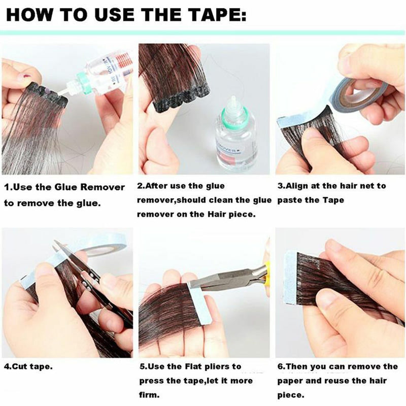 Extraordinarily Glue Hairpiece Wig Hair Extension Tapes Double-sided Adhesive