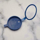 Plastic Car Windshield Wiper Washer Fluid Reservoir blue Cover Cap E1S1 E6B4