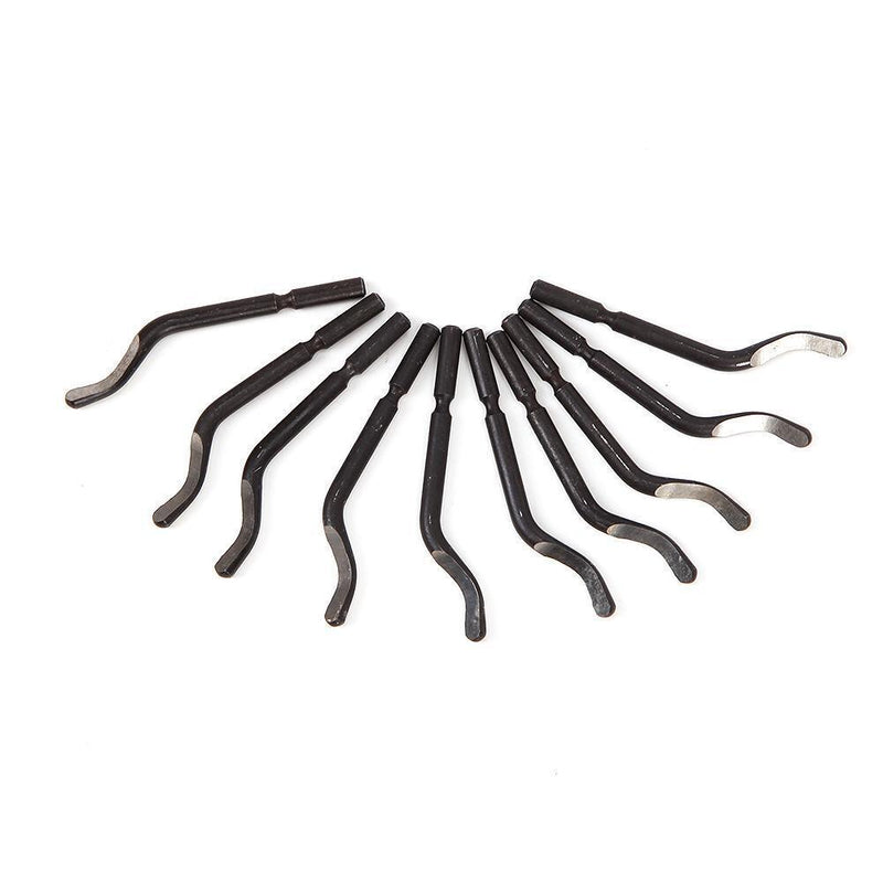 NB1100 Deburring Handle for Tube Reamer Tool Parts (10 Cutter Heads+Handle)