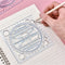 Multi-function Rotatable Drawing Template Art Design Construction Geometry