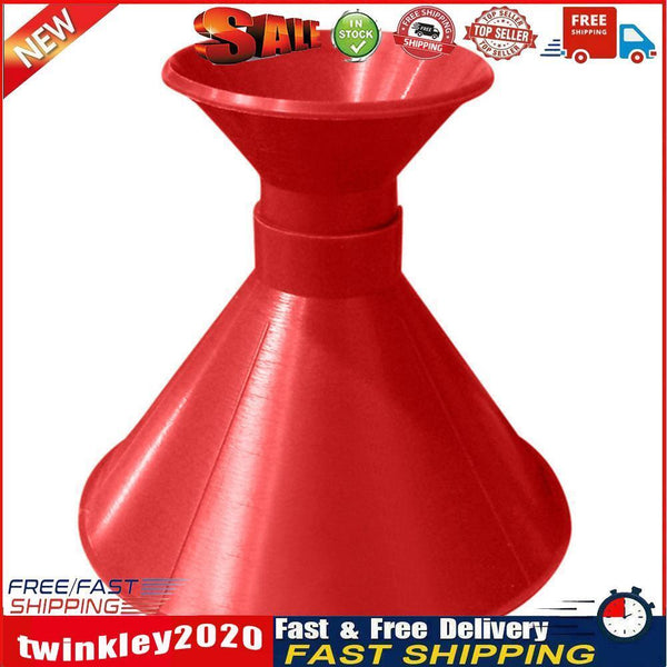 Magic Snow Remover Funnel Outdoor Cone Shaped Car Window Ice Scraper (Red Newly