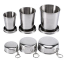 Stainless Steel Foldable Cup Outdoor Camping Travel Portable Teacup (75ml)