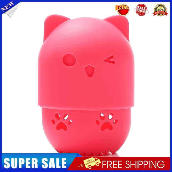 #A Silicone Egg Powder Storage Box Display Rack Sponge Box for Storage Organizer