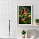 Full Round Drill Mosaic Craft Picture DIY Elf Girl Rhinestone Diamond Paintin