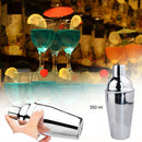 5Pcs Stainless Steel Cocktail Shaker Mixer Drink Bartender Kit Bars Set Too