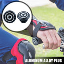2pcs Aluminum Handlebar End Caps Plugs for MTB Road Folding Bike (Black 2) Newly