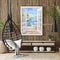 Drawing Paintwork Outside Door Seascape Home Room Decor 40x50cm Without Frame