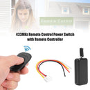 433 MHz 5-12V Remote Control Switch + 1 Button RF Transmitter for LED Light