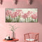 Pink Tulip Oil Paint By Numbers Kits DIY Handpainted on Canvas Gift Unframed