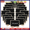 20pcs Mini Blackboard Wooden Wedding Table Message Signs Chalkboard with St