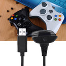 1pc Charging Cable for Xbox 360 Wireless Game Controller Joystick(Black)